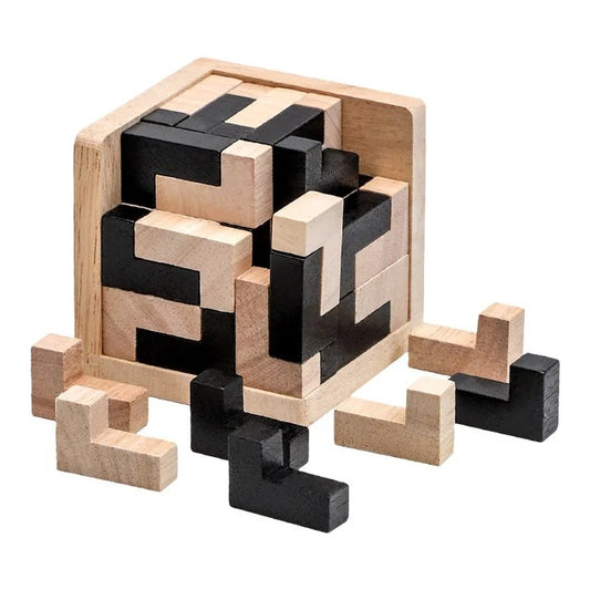 Puzzle Cube 3D™ | Casse-Tête 3D en bois