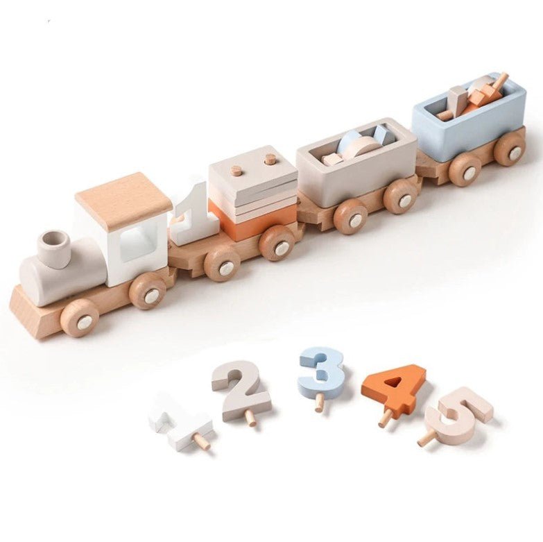 Toy Train | The 1 to 5 Express™ - Wood 'N Pals France