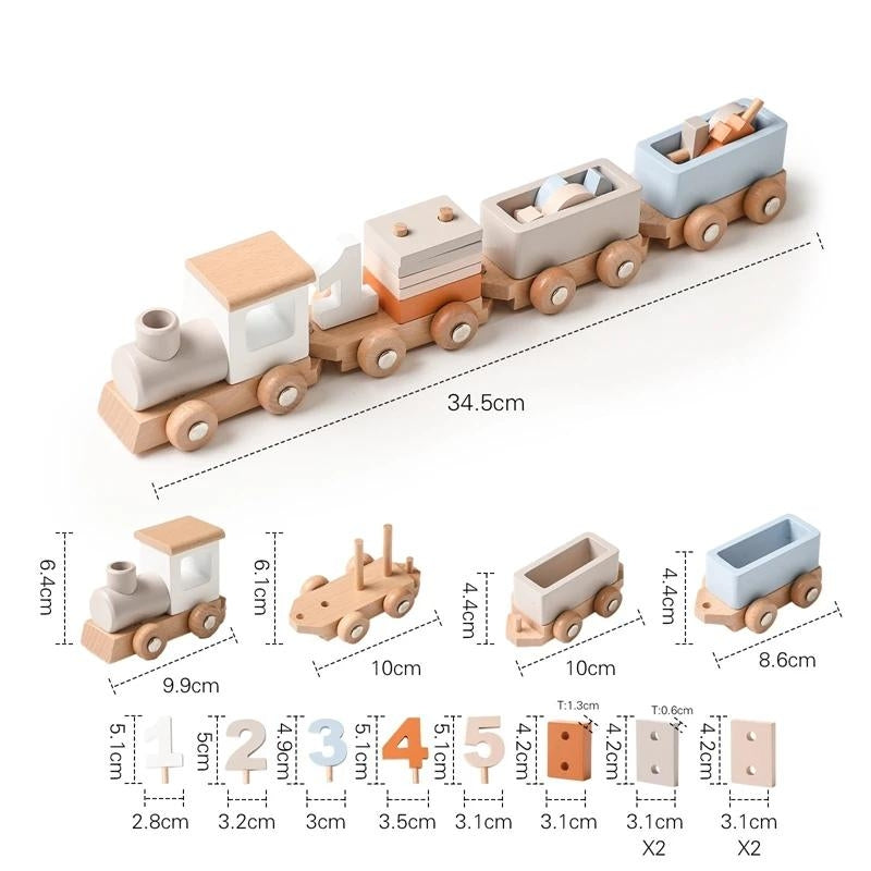 Train en bois | Le 1 à 5 Express™